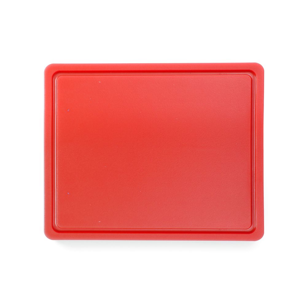 Taglieri HACCP Gastronorm 1/2, HENDI, GN 1/2, Rosso, 325x265mm, rettangolare