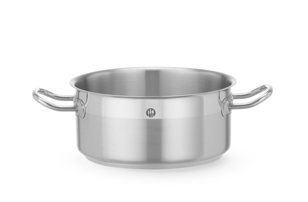 Pentola per stufato bassa, senza coperchio, HENDI, Profi Line, 2,8L, ⌀200x(H)90mm