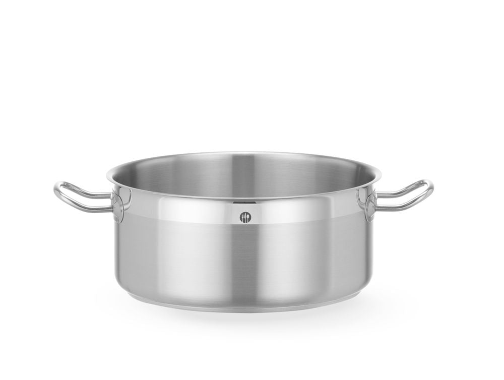 Pentola per stufato bassa, senza coperchio, HENDI, Profi Line, 7,3L, ⌀280x(H)120mm