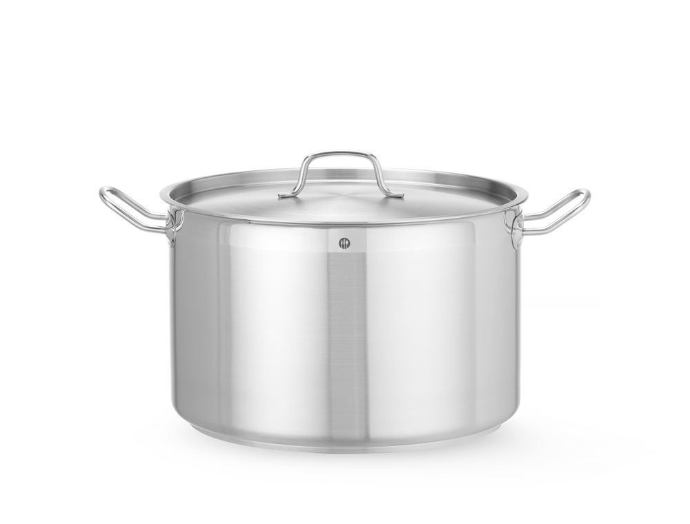 Pentola per stufato media - con coperchio, HENDI, Profi Line, 23,2L, ⌀360x(H)320mm