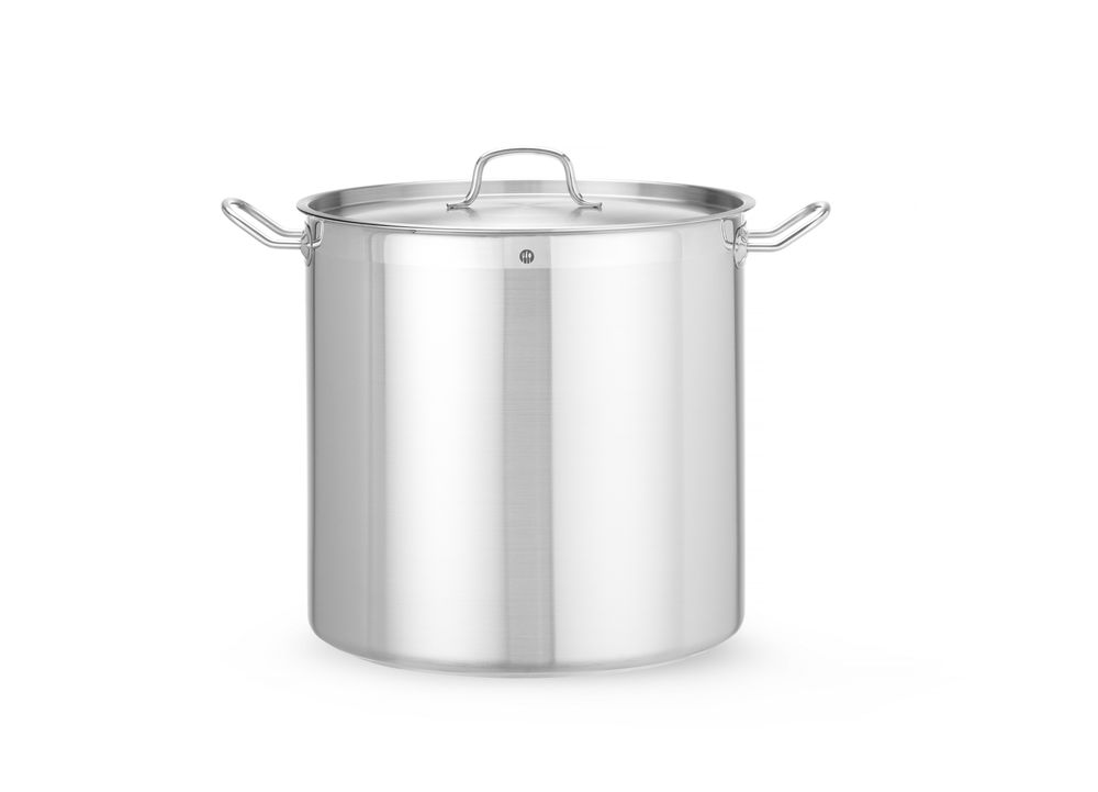 Pentola da stufato alta - con coperchio, HENDI, Profi Line, 36,5L, ⌀360x(H)360mm