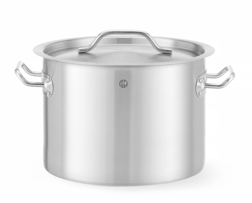Pentola da stufato con coperchio, HENDI, Budget Line, 9L, ⌀250x(H)180mm