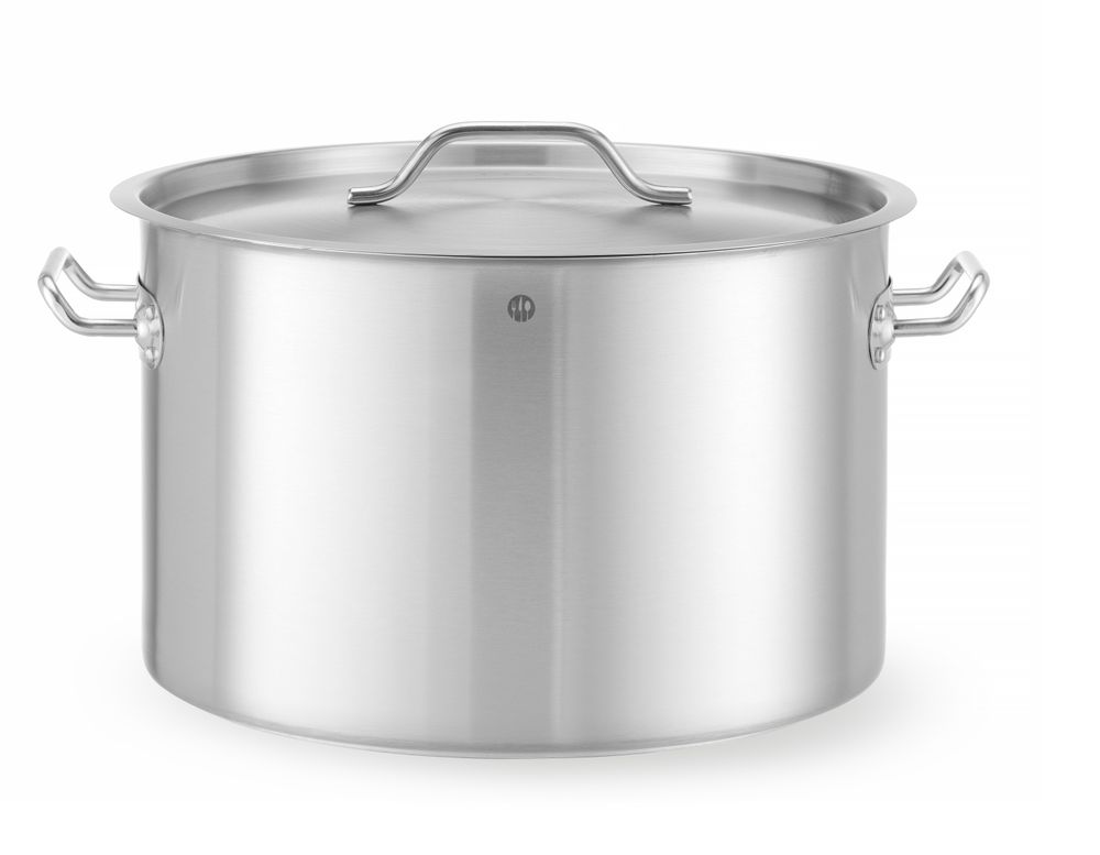 Pentola da stufato con coperchio, HENDI, Budget Line, 32L, ⌀400x(H)260mm