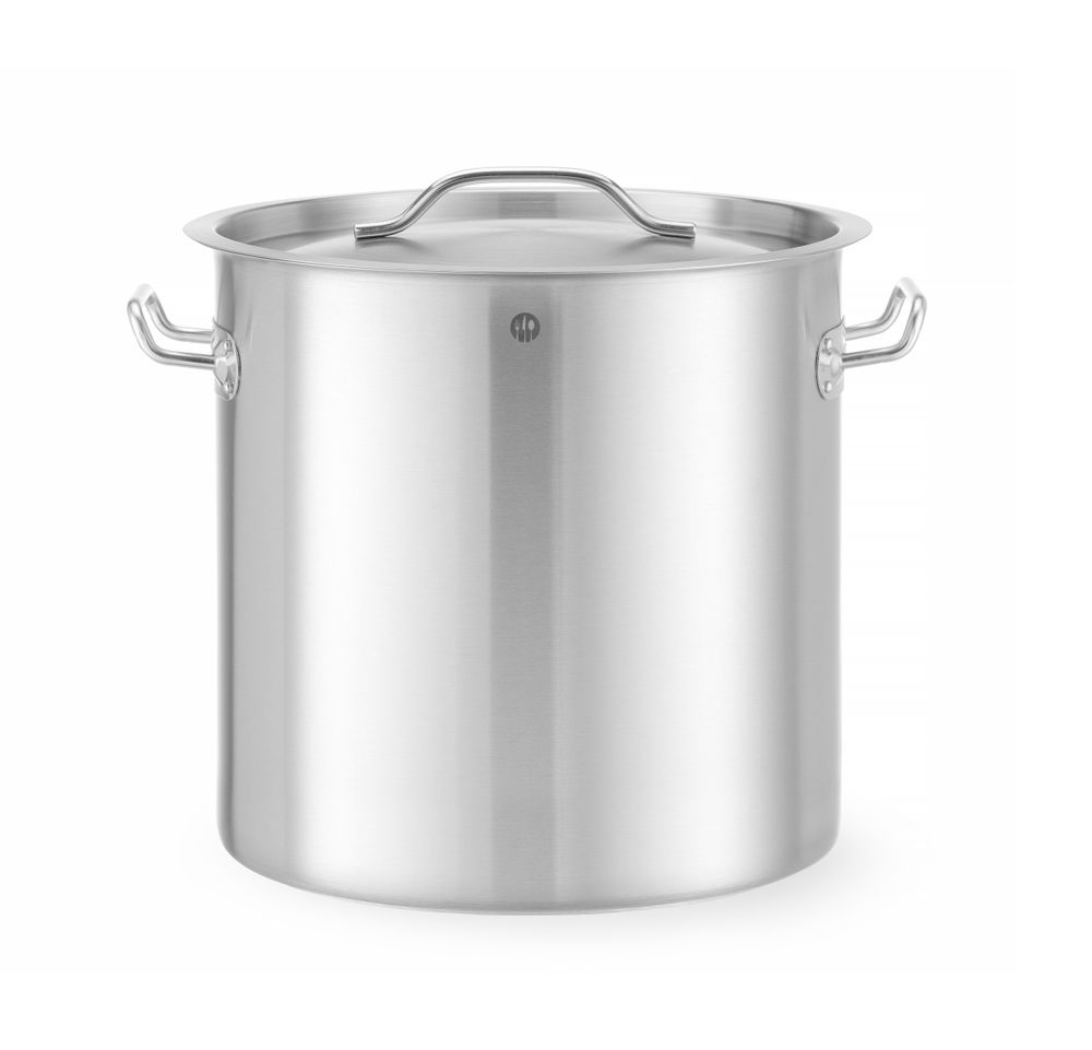Pentola alta per stufato - con coperchio, HENDI, Budget Line, 21L, ⌀300x(H)300mm