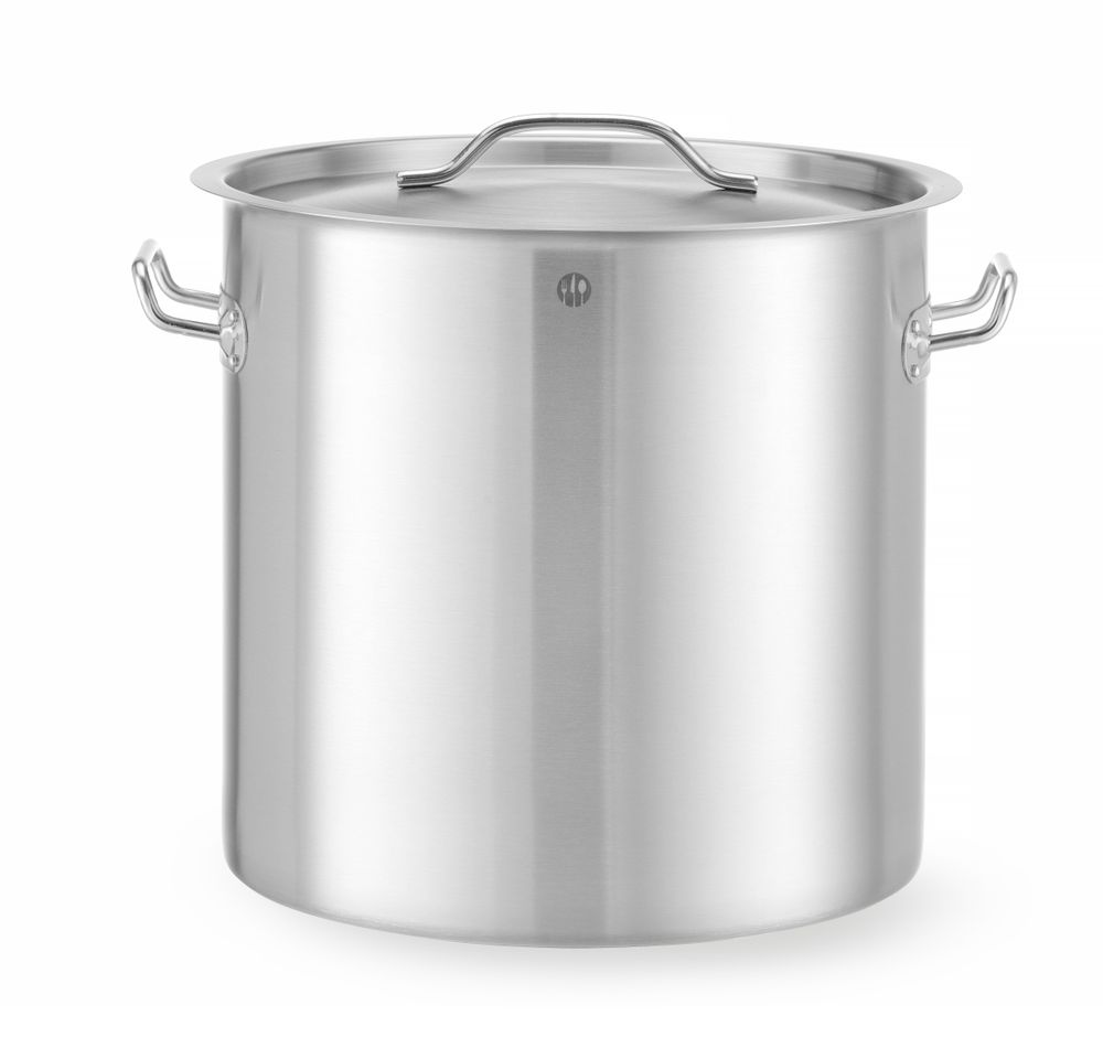 Pentola alta per stufato - con coperchio, HENDI, Budget Line, 25L, ⌀345x(H)350mm