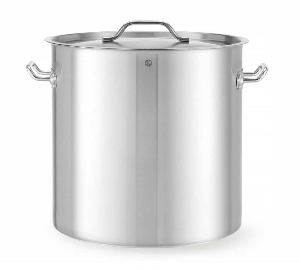 Pentola alta per stufato - con coperchio, HENDI, Budget Line, 50L, ⌀400x(H)400mm