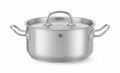 Pentola per stufato bassa - con coperchio, HENDI, Kitchen Line, 2,9L, ⌀200x(H)95mm