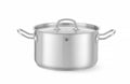 Tegame con coperchio per carne, HENDI, Kitchen Line, 6L, ⌀240x(H)135mm