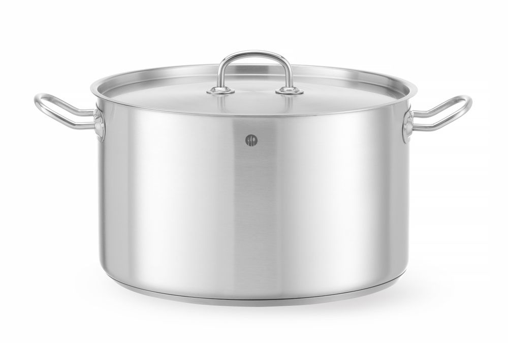 Tegame con coperchio per carne, HENDI, Kitchen Line, 15L, ⌀320x(H)190mm