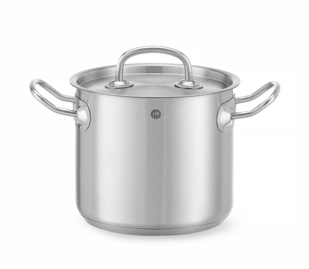 Pentola da stufato alta - con coperchio, HENDI, Kitchen Line, 32L, ⌀360x(H)320mm