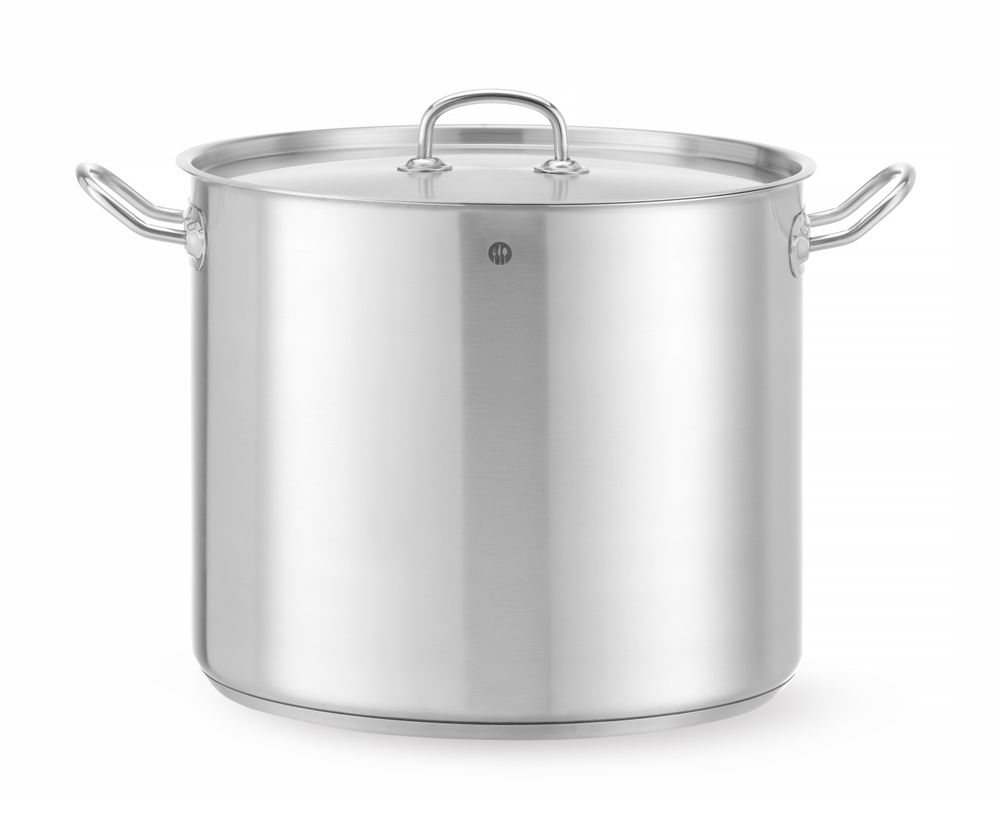 Pentola da stufato alta - con coperchio, HENDI, Kitchen Line, 21L, ⌀320x(H)270mm