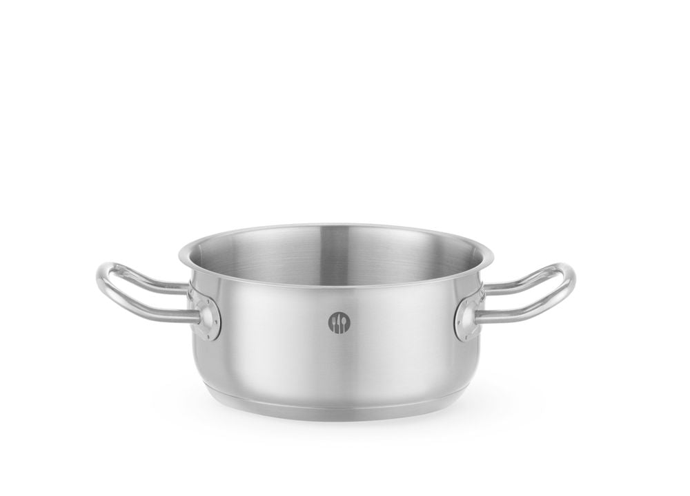 Teglia per stufato bassa - senza coperchio, HENDI, Kitchen Line, 1,4L, ⌀160x(H)75mm