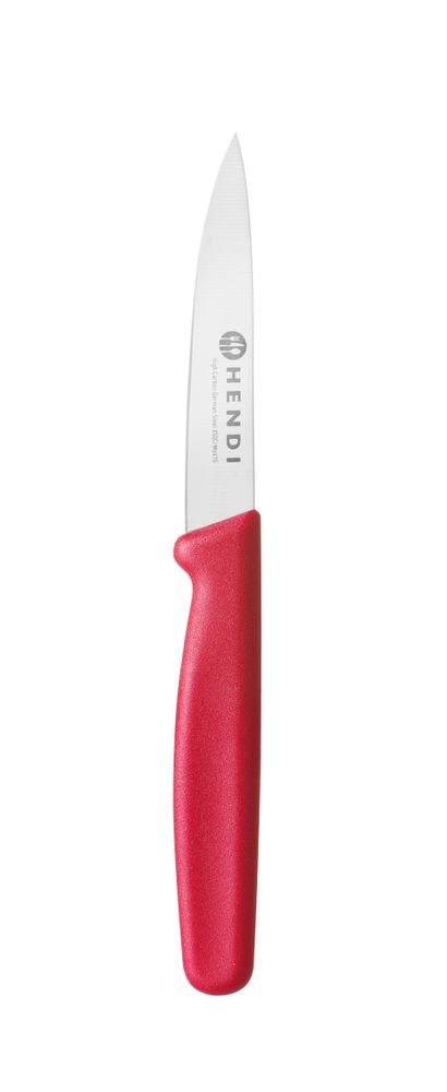 Coltello per verdure appuntito., HENDI, Rosso, (L)192mm