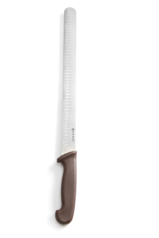 Coltello per prosciutto/salmone, HENDI, Marrone, (L)490mm