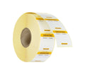 Etichette di sicurezza alimentare giornaliere, multiuso, facilmente rimovibili, HENDI, Martedì, Giallo, 1000 pezzi, 25x25mm