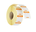 Etichette di sicurezza alimentare giornaliere, multiuso, facilmente rimovibili, HENDI, Sabato, Arancia, 1000 pezzi, 25x25mm
