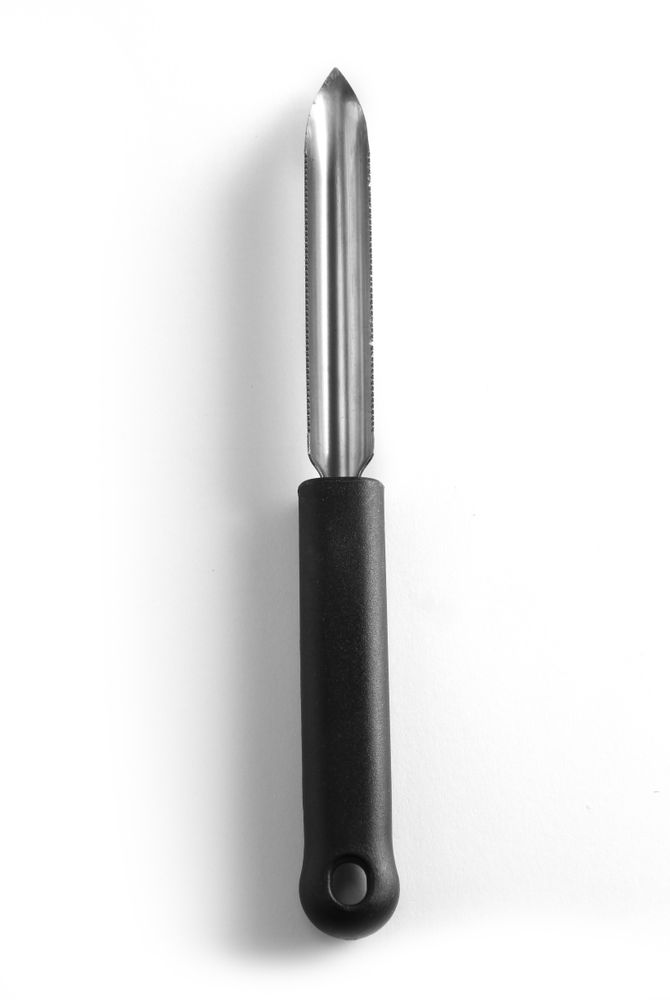 Coltello per pomodori, HENDI, Nero, (L)220mm