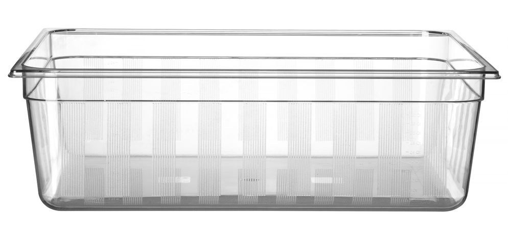 Contenitore Gastronorm 2/1, HENDI, GN 2/1, 58L, Trasparente, 650x530x(H)200mm
