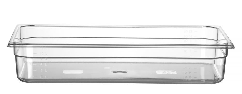 Contenitore Gastronorm 1/1, HENDI, Profi Line, GN 1/1, 14L, Trasparente, 530x325x(H)100mm