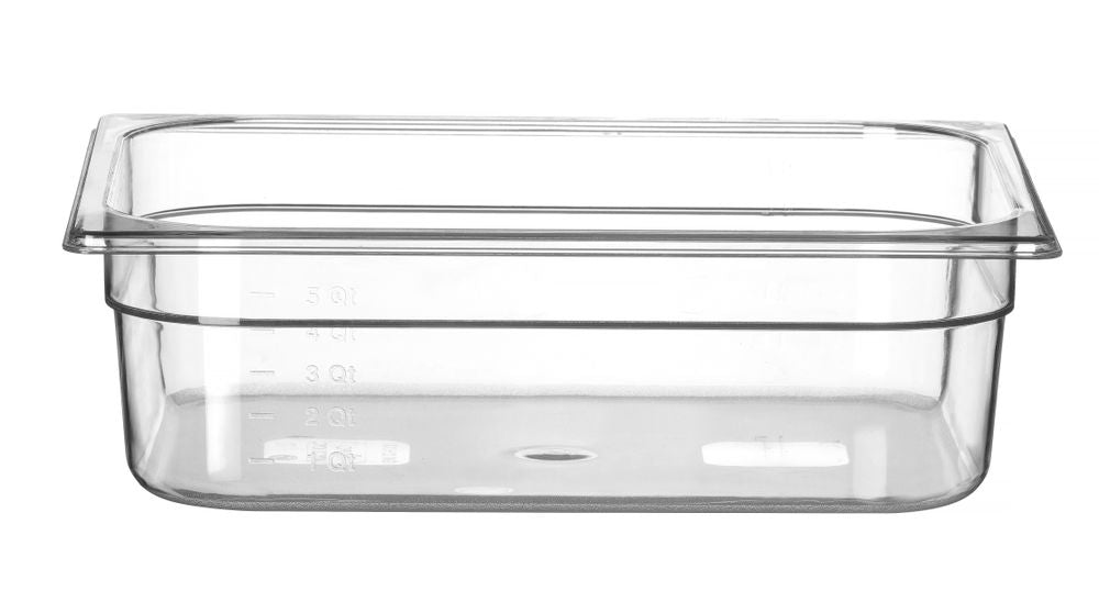 Contenitore Gastronorm 1/2, HENDI, Profi Line, GN 1/2, 6,5L, Trasparente, 325x265x(H)100mm