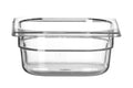 Contenitore Gastronorm 1/6, HENDI, Profi Line, GN 1/6, 1L, Trasparente, 176x162x(H)65mm