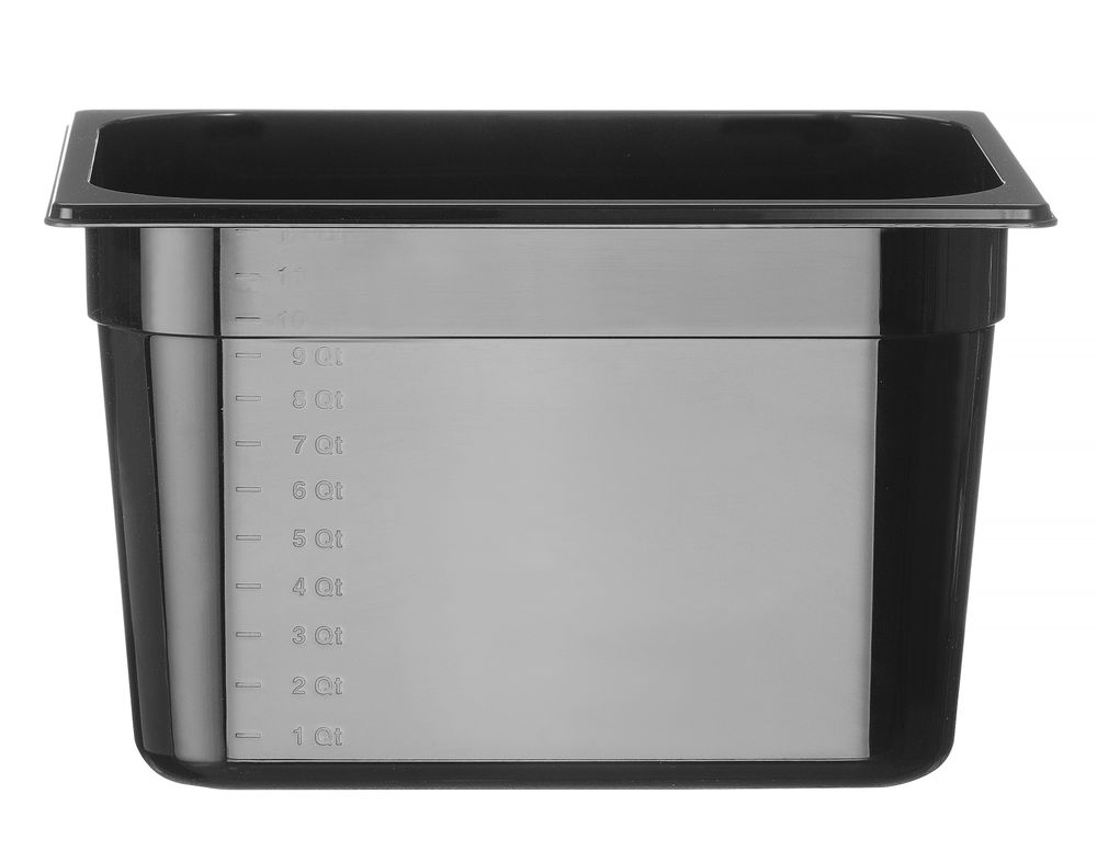 Contenitore Gastronorm 1/2, HENDI, Profi Line, 12,5L, Nero, 325x265x(H)200mm