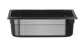 Contenitore Gastronorm 1/2, HENDI, Profi Line, GN 1/2, 6,5L, Nero, 325x265x(H)100mm