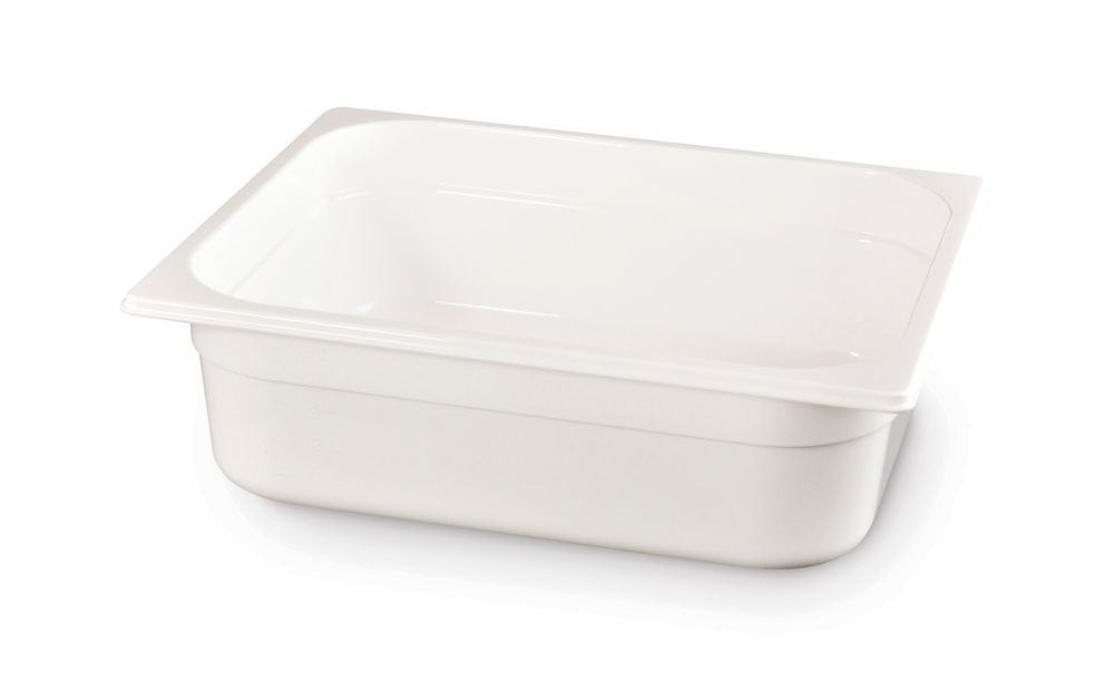Contenitore Gastronorm 1/2, HENDI, GN 1/2, 4L, Bianco, 325x265x(H)65mm