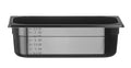 Contenitore Gastronorm 1/3, HENDI, Profi Line, GN 1/3, 4L, Nero, 325x176x(H)100mm