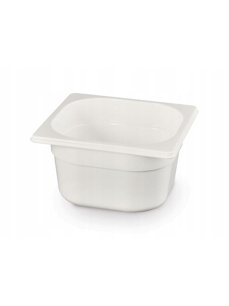 Contenitore Gastronorm 1/6, HENDI, GN 1/6, 1L, Bianco, 176x162x(H)65mm
