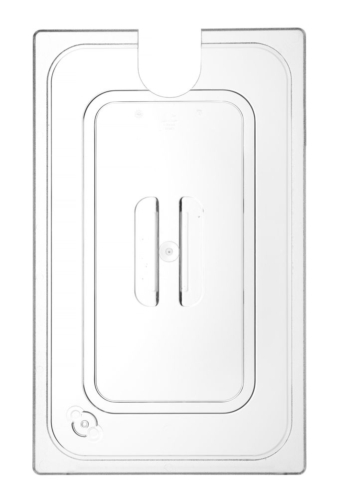 Coperchio Gastronorm con apertura per sous vide, HENDI, GN 1/1, Trasparente, 530x325mm