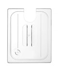 Coperchio Gastronorm con apertura per sous vide, HENDI, GN 1/2, Trasparente, 265x325mm