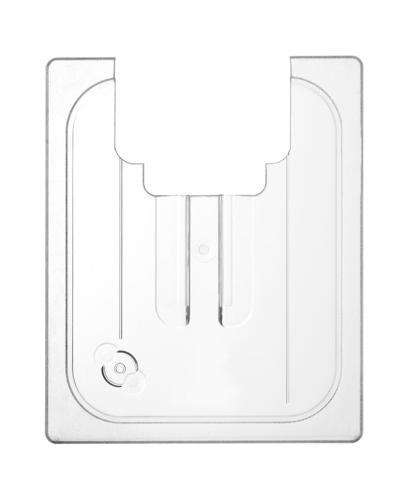 Coperchio Gastronorm con apertura per sous vide, HENDI, GN 1/2, Trasparente, 265x325mm