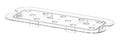 Sgocciolatoio Gastronorm, HENDI, Profi Line, GN 1/3, Trasparente, 266x116mm