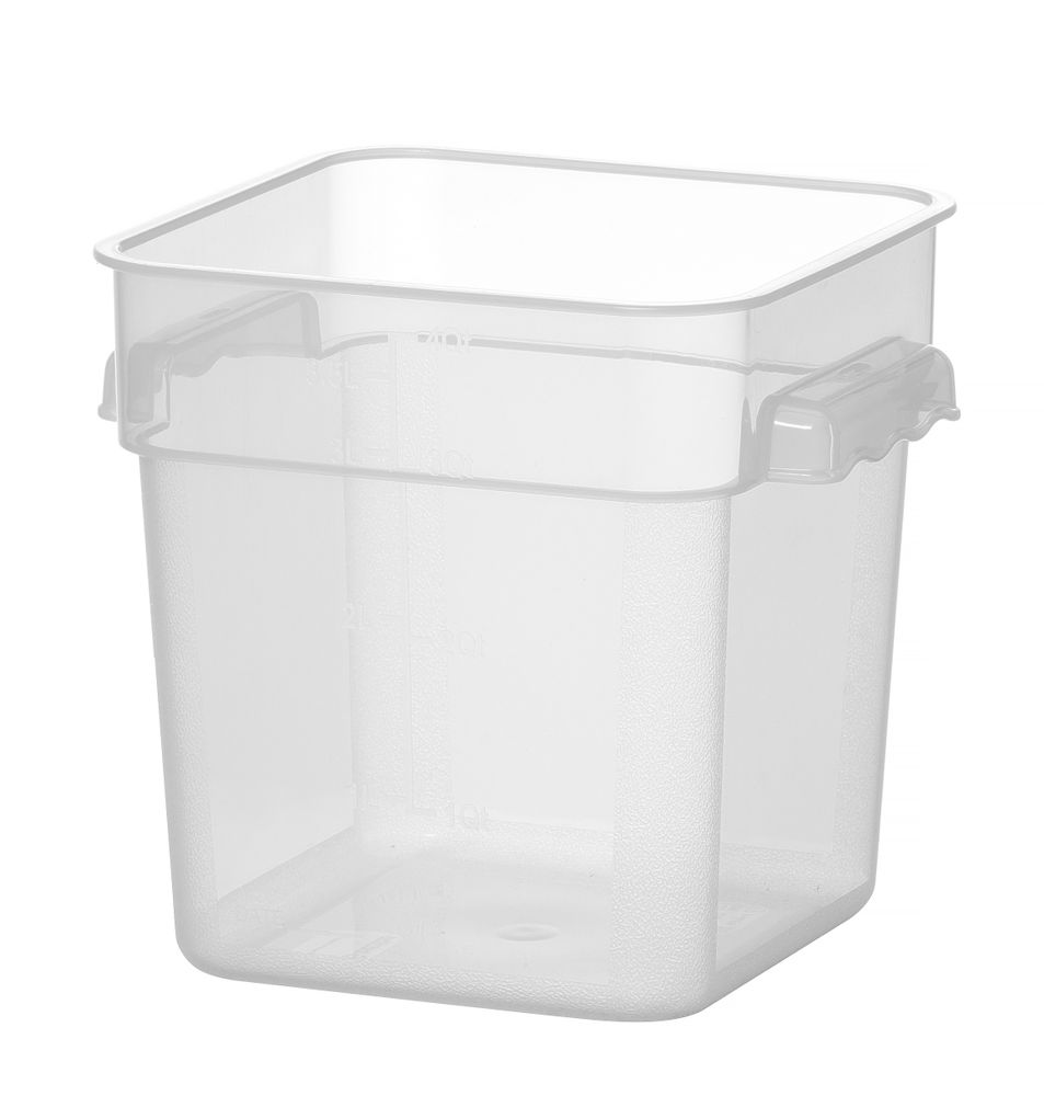 Contenitore per alimenti graduato, HENDI, 3,8L, 190x190x(H)180mm