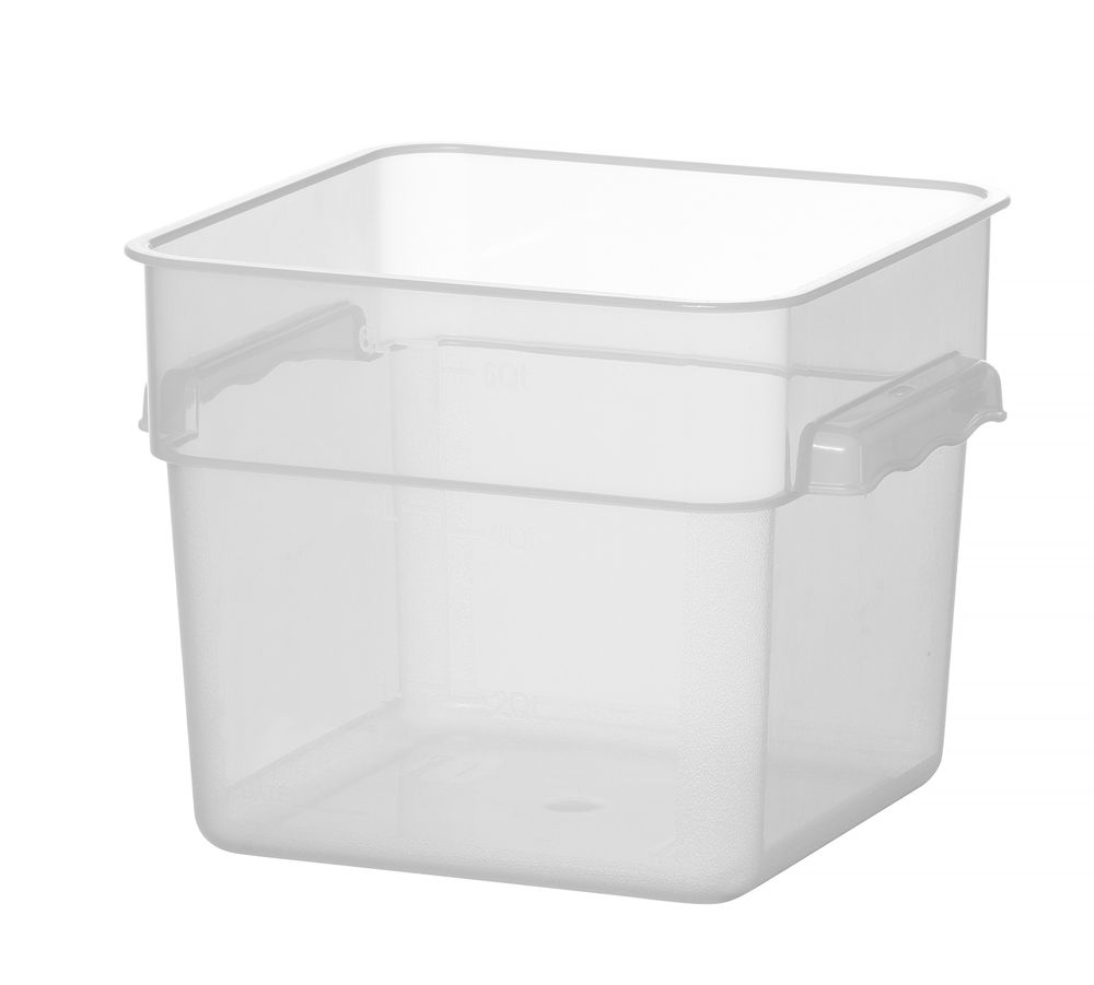Contenitore per alimenti graduato, HENDI, 5,7L, 235x235x(H)180mm