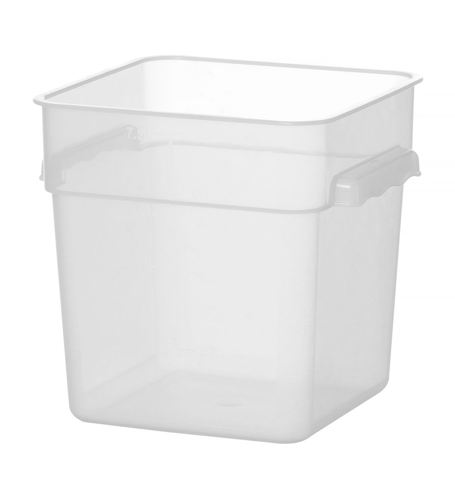 Contenitore per alimenti graduato, HENDI, 7,6L, 235x235x(H)230mm