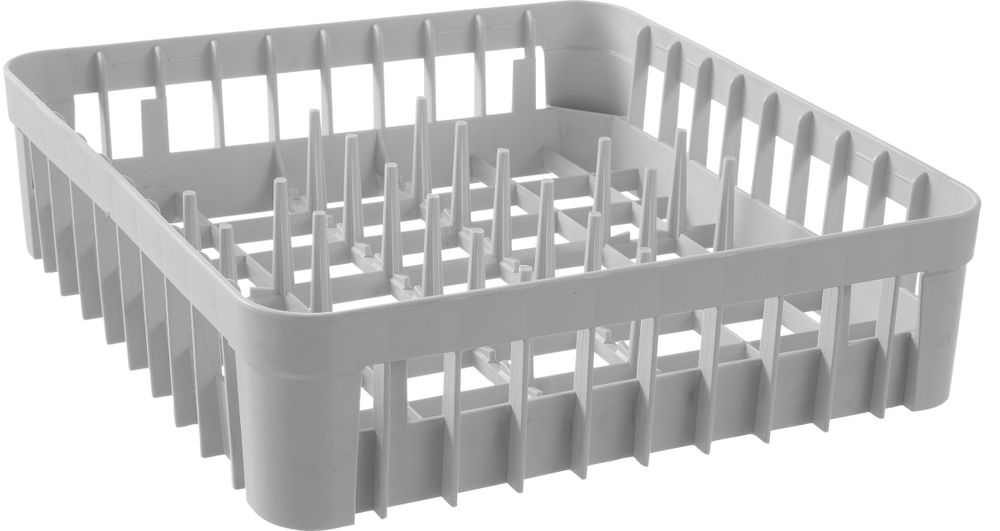 Cestello per lavastoviglie per bicchieri, HENDI, Con 20 pioli di supporto, 400x400x(H)110mm
