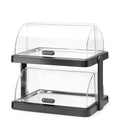 Display di raffreddamento Roll-top Duo UNIQ, HENDI, designed by Robert Bronwasser, Doppio, Nero, 480x355x(H)480mm, rettangolare