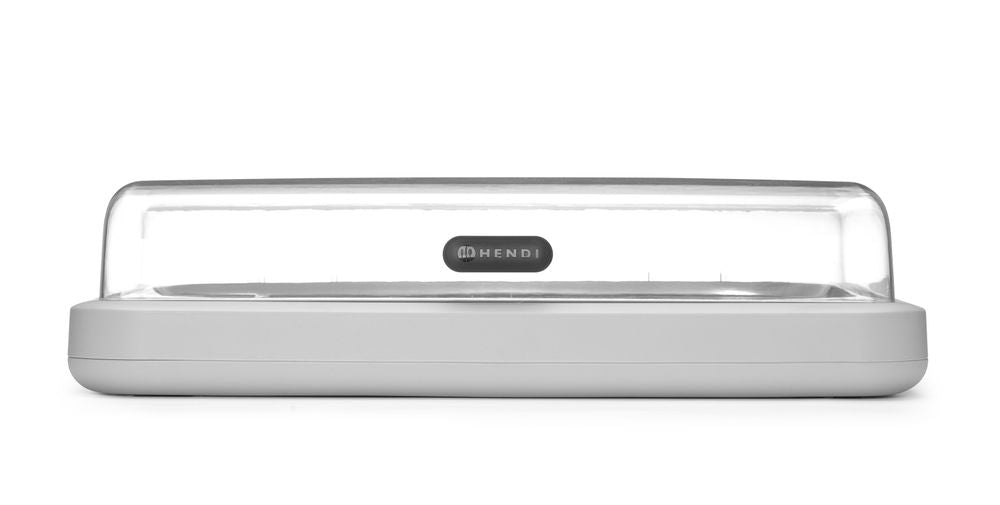 Display di raffreddamento UNIQ, HENDI, designed by Robert Bronwasser, GN 1/1, Bianco, 593x389x(H)147mm, rettangolare