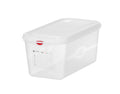 Contenitore GN 1/3, polipropilene, HENDI, GN 1/3, 6L, Trasparente, 325x176x(H)150mm, rettangolare