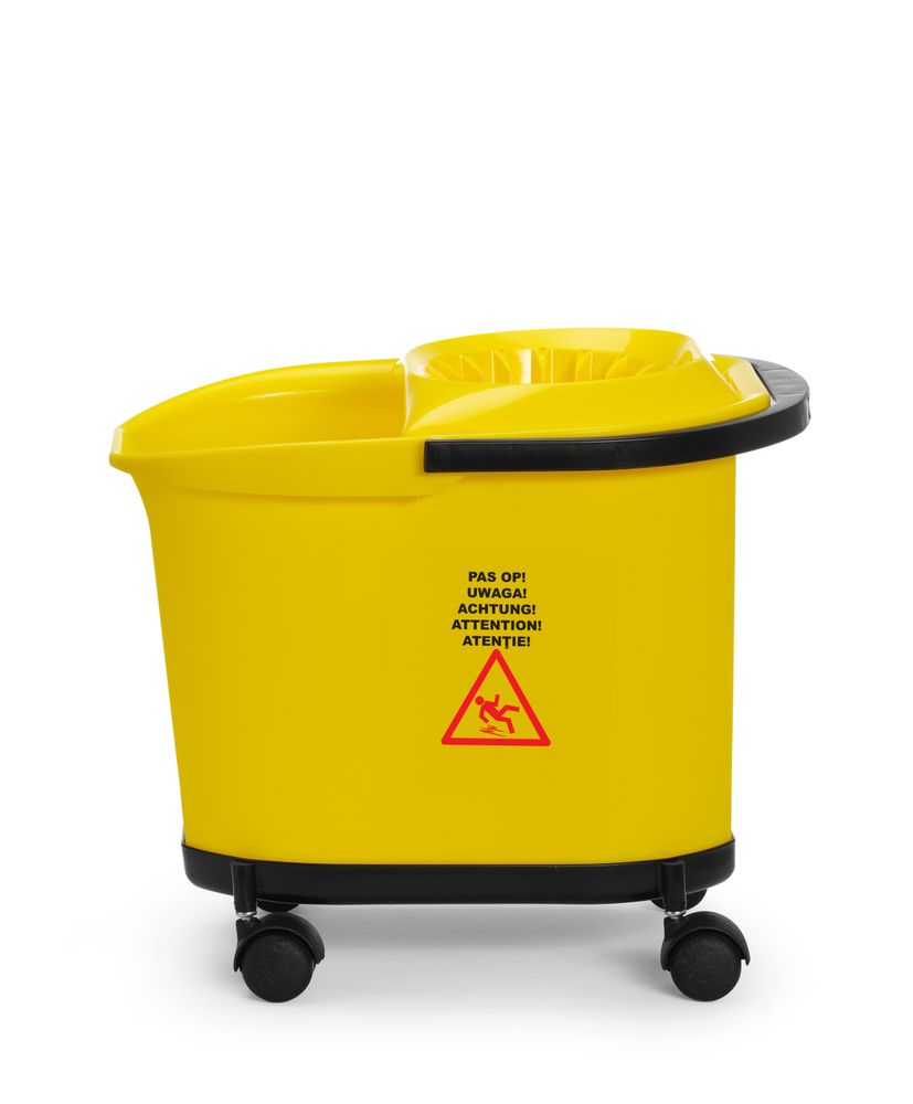 Secchio per scopa, HENDI, 16L, Giallo, 405x296x(H)340mm