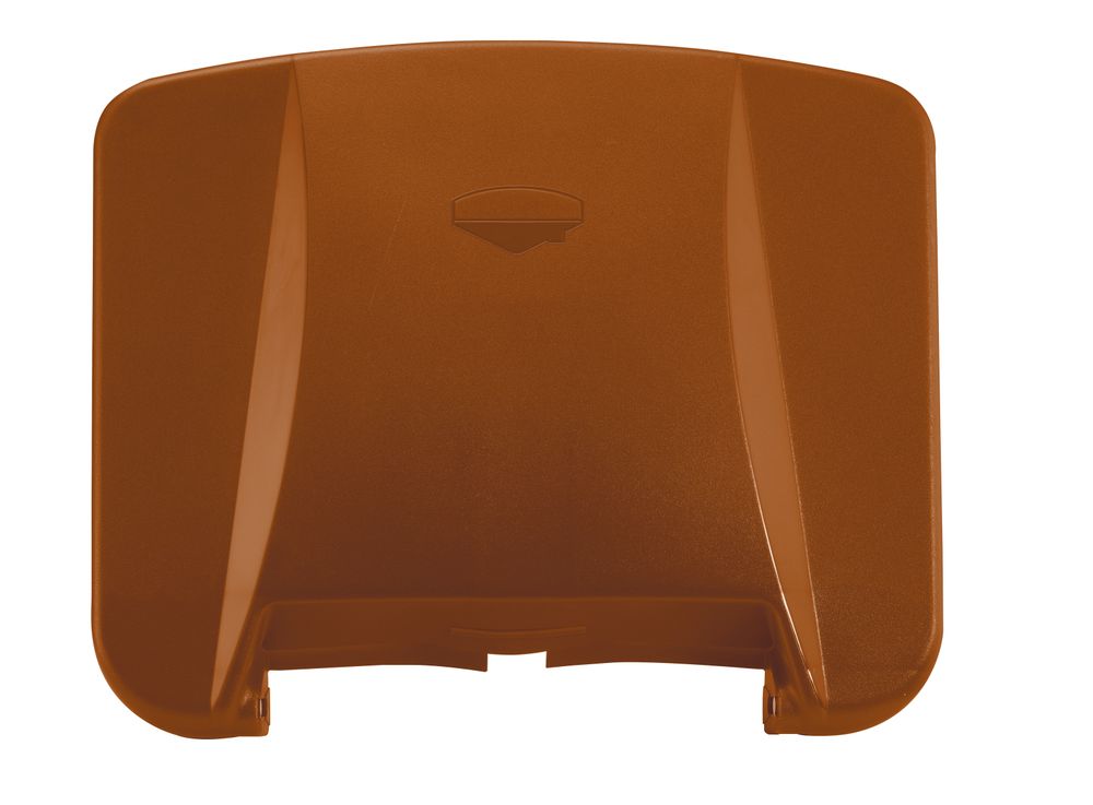 Coperchio per contenitore della spazzatura, HENDI, Marrone, 505x415mm