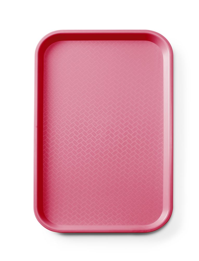 Vassoio fast food in polipropilene GN 1/1, AmerBox, GN 1/1, Rosso, 530x325x(H)20mm