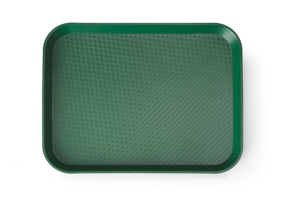 Vassoi da fast food piccoli, AmerBox, Verde, 265x345x(H)20mm