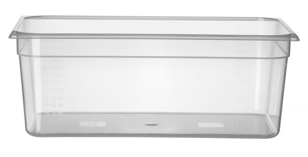 Contenitore Gastronorm 1/1, HENDI, Profi Line, GN 1/1, 24L, Trasparente, 530x325x(H)200mm
