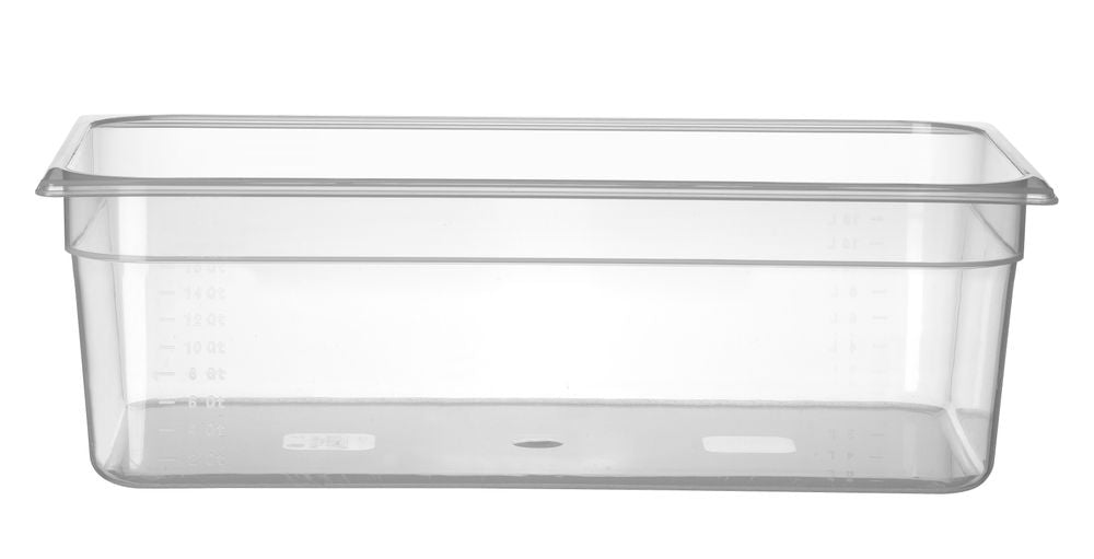 Contenitore Gastronorm 1/1, HENDI, Profi Line, GN 1/1, 18L, Trasparente, 530x325x(H)150mm