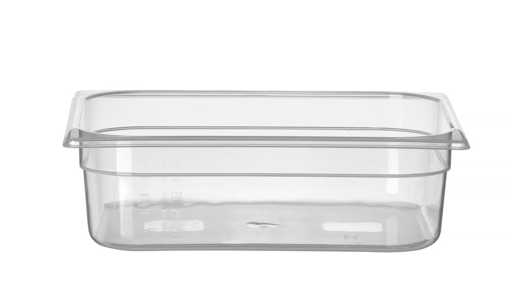 Contenitore Gastronorm 1/2, HENDI, Profi Line, GN 1/2, 5L, Trasparente, 325x265x(H)100mm