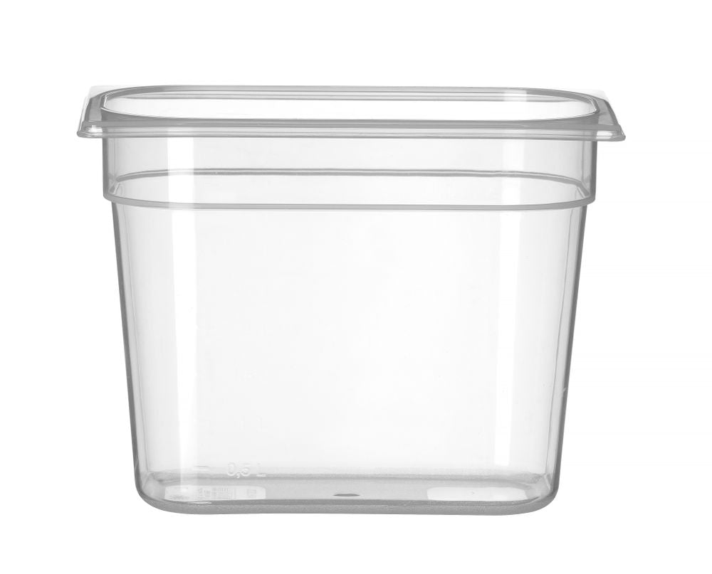 Contenitore Gastronorm 1/4, HENDI, Profi Line, GN 1/4, 4,5L, Trasparente, 265x162x(H)200mm