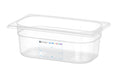 Contenitore Gastronorm 1/4, HENDI, GN 1/4, 2,8L, Trasparente, 265x162x(H)100mm